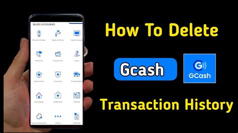 How to hide gcash transaction history .